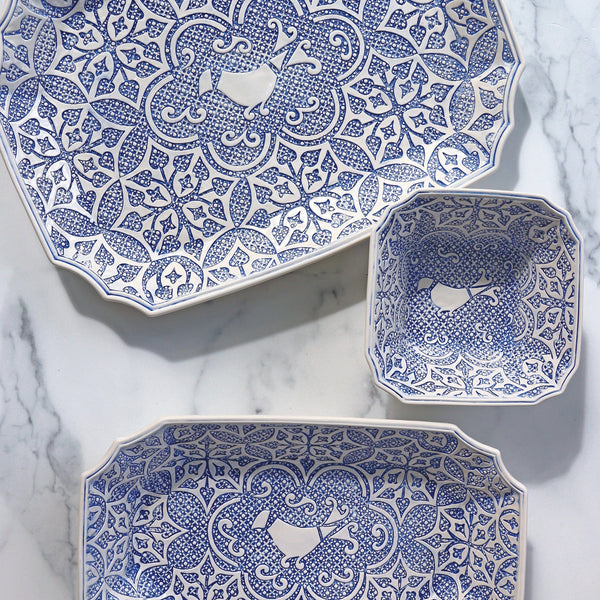 An image of Vietri Uccello Blu Small Bowl
