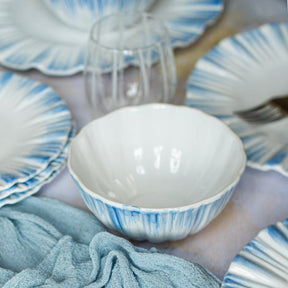 Vietri Bari Blue and White Cereal Bowl