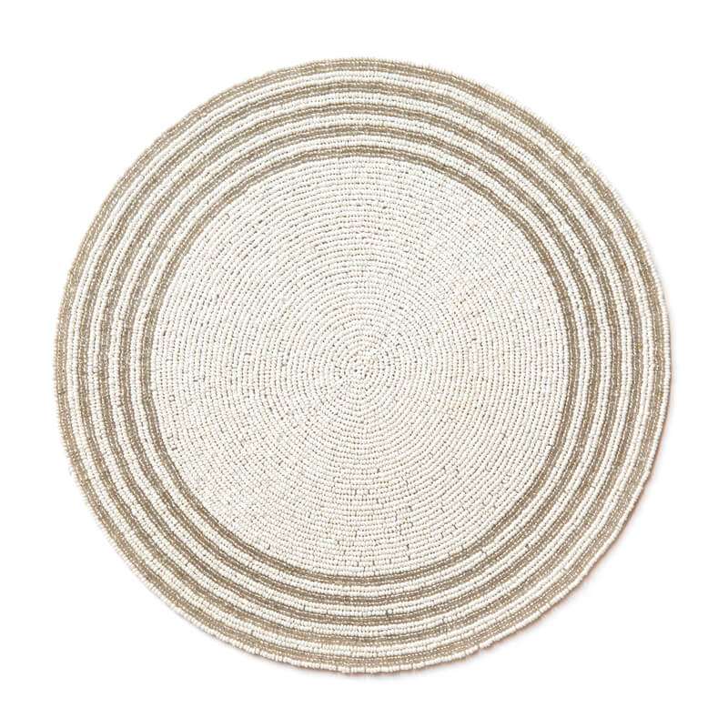Von Gern Sparkle Round Placemat Set of 2