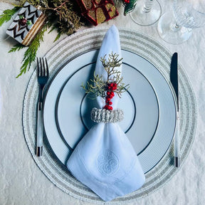 Von Gern Sparkle Round Placemat Set of 2