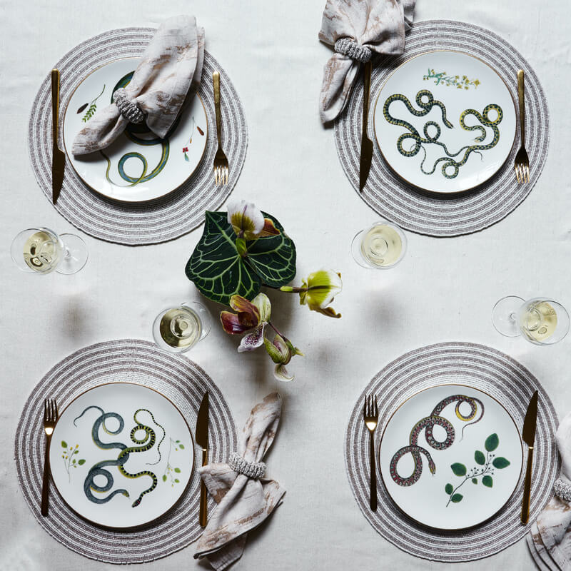 An image of Von Gern Sparkle Round Placemat Set of 2