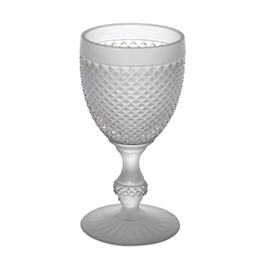 Vista Alegre Bicos Bicolor Frosted Stem Goblet