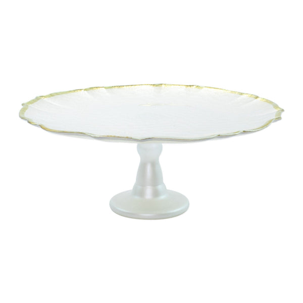 Vietri Baroque Glass Cake Stand