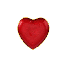 Vietri Baroque Glass  Heart Plate