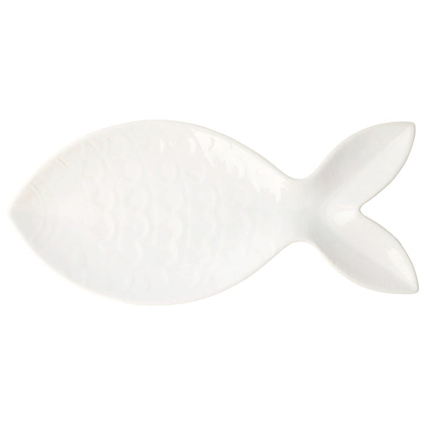 Vietri Santorini Figural Fish Platter