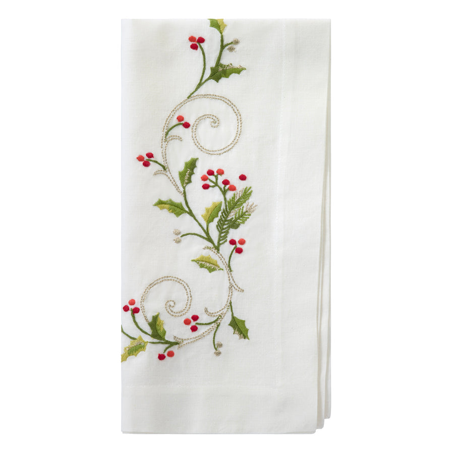 Bodrum Winterberry Set of 4 Napkin