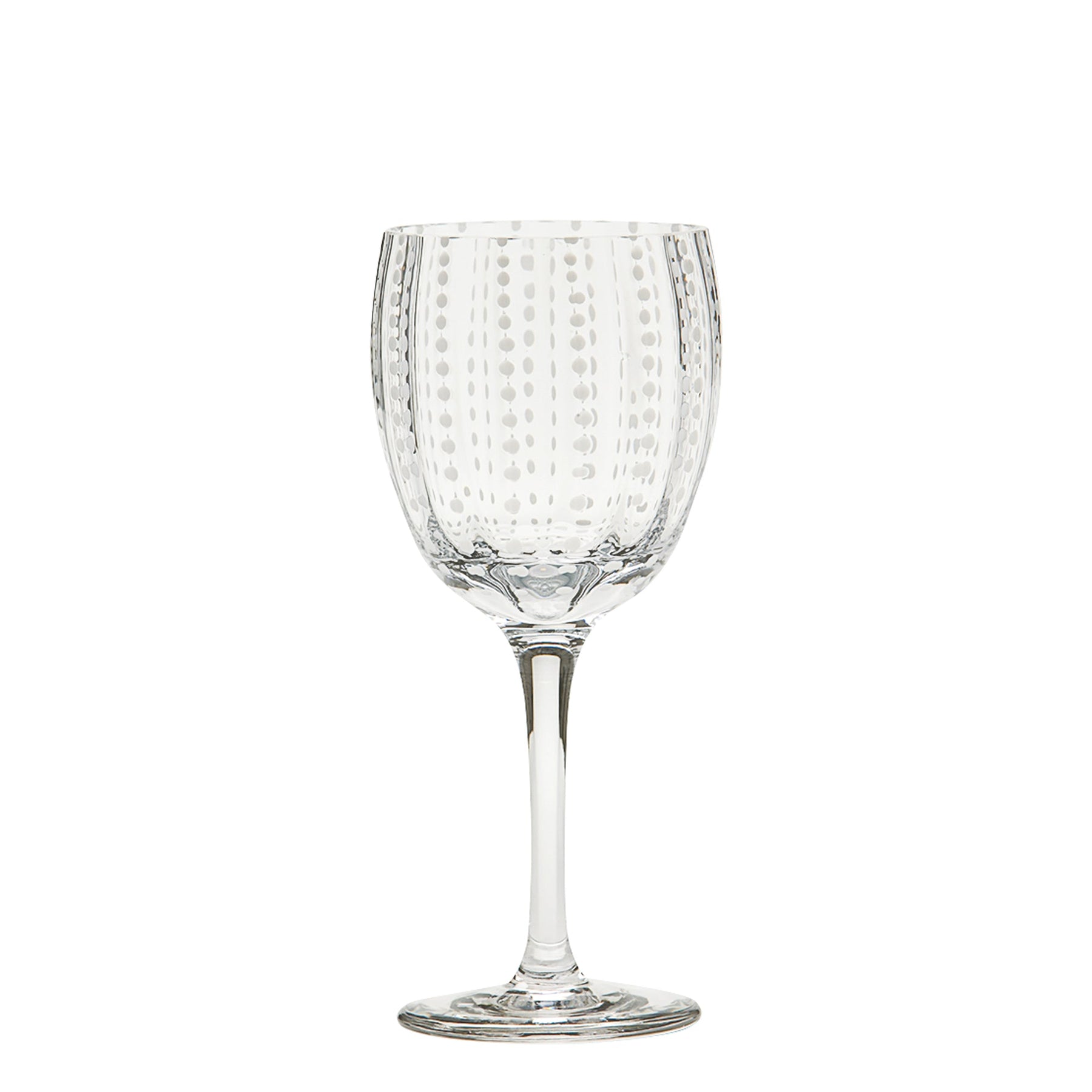 An image of Zafferano America Set of 2 Perle Wine Goblet