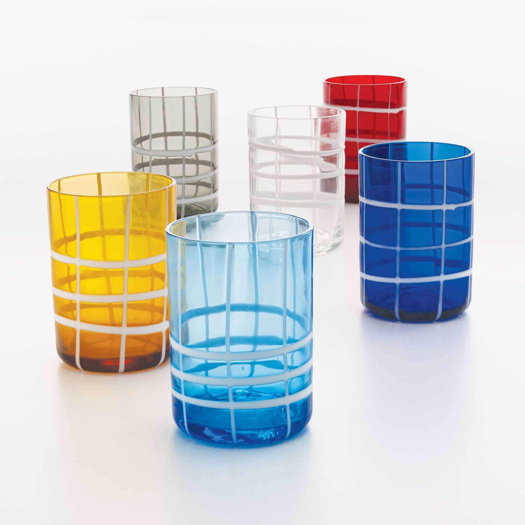 An image of Zafferano America Set of 6 Twiddle Tumbler